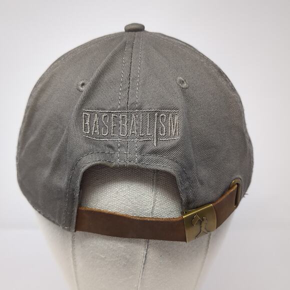 3 Baseballism Slideback Baseball Cap Brown One Size Adjustable Embroidered - Picture 6 of 9